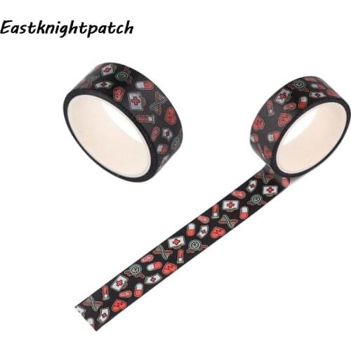 E3152 Cartoon Medicine Paper Washi Tape Creative Adhesive Masking Tape DIY Scrapbooking School Office Supply