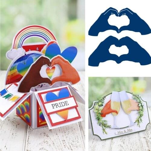 Hot Sale Handful of Love Metal Cutting Dies & Stamps Scrapbook Dary Decoration Embossing Template DIY Greeting Card Handmade New