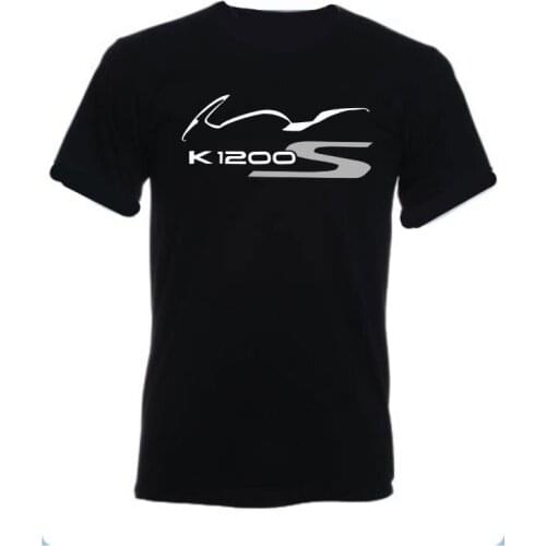 T-Shirt Motorcycle K 1200 K1200 S Ringer White Black New 2019 Summer Style Print Tee for Male Customize A Shirt