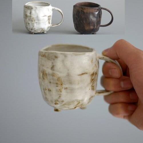 Handmade Stoneware Mug Home Creative Milk Cup Water Cup Gift Retro Ceramic Cup with Coffee Cup Multi-purpose Decoration Cute