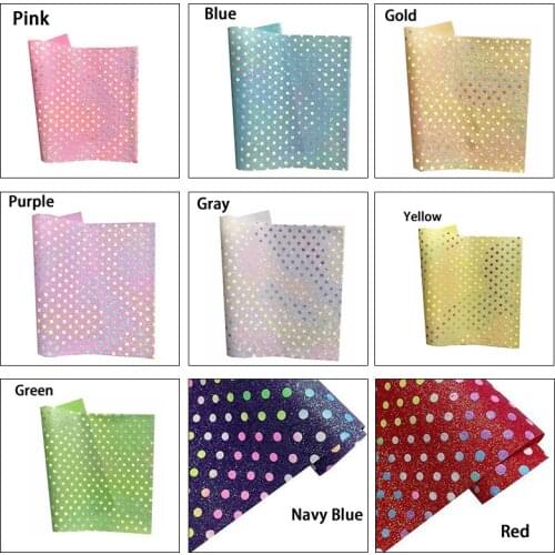 21x30cm Faux Leather Sheet Fabric Sheets for Making Earrings Bows Jewelry Wallet hiny DIY Earring Bags Dot Decoraion