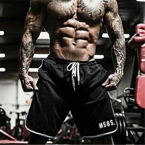 Brand Summer Gyms Shorts Mens Bodybuilding Clothing Mesh Fitness Men Sporting Weight Lifting Workout Joggers Shorts With Pocket
