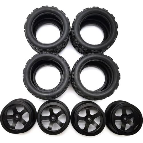 RC Car Metal Wheel Hub Wheel Skins Cover Set for HS 18301 18302 18311 18312 18321 18322 RC Car Modified Model Toy Accessories