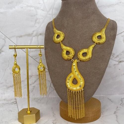 Conjunto de jewerly etíope cor ouro conjuntos para concha brinco/colar/pingente africano/habesha/eritreia/árabe/nigéria feminino