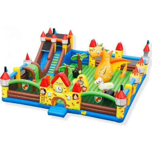 Inflatable playground commercial inflatable fun city for kids