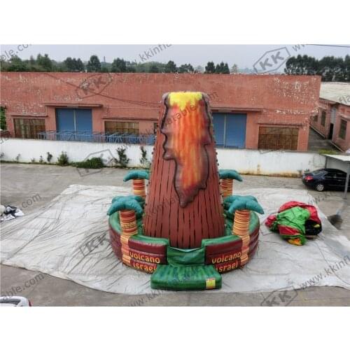 Volcano inflatable rock climbing wall inflatable climbing wall for adults