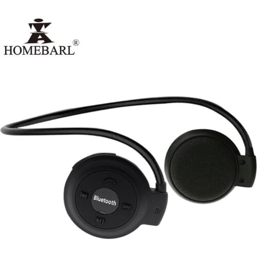 HOMEBARL 3D Mini 503 Mini503 Bluetooth 4.2 FM Headset Sport Wireless Headphones Music Stereo Earphones + 8GB 16GB Micro SD Card