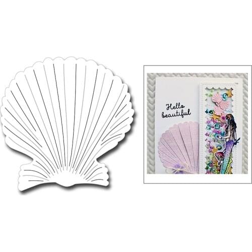 2021 New Shell Metal Cutting Dies For Mould Cut Embossing Craft Making Card Paper Decoration and DIY Scrapbooking No Stamps Sets