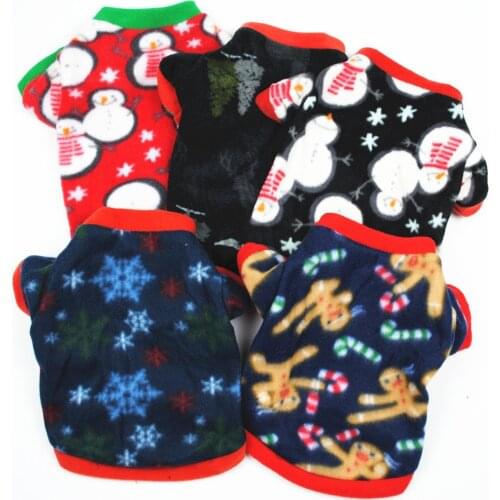 Dog Clothing for Small Dog Clothes Warm Fleece Pet coat Cute Skull Printed Puppy Dogs Shirt French Bulldog Chihuahua Pullover