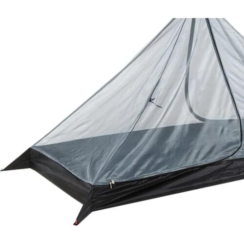 Camping Tent Mosquito Net - Backpack Tent - Hiking Travel Outdoor Tent Inner Mesh for 1 Person, Camping Equipment Supplies