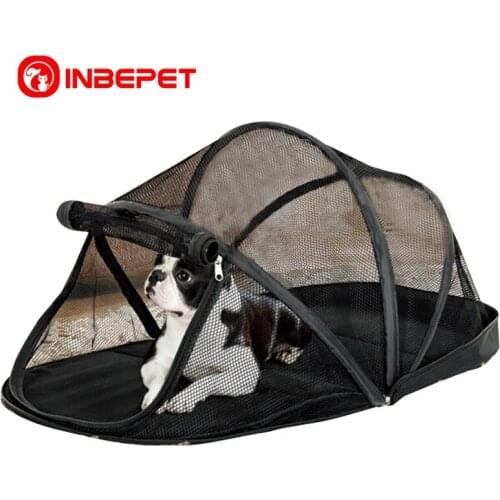 Portable Dog House Cage for Small Dogs Crate Cat Net Tent for Cats Outside Kennel Foldable Pet Puppy Anti-Mosquito Net Tents