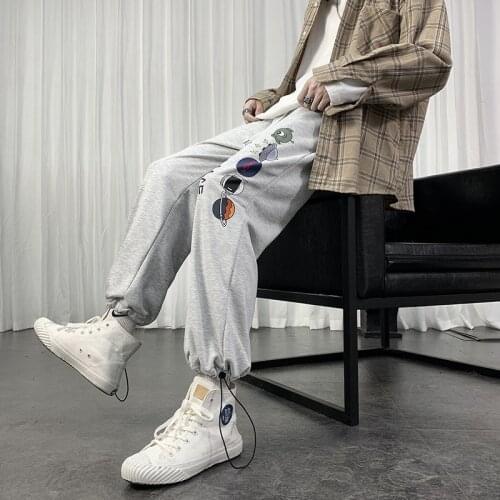 Hip thigh thick legged casual pants childrens new autumn 2020 large womens dress fat mm loose thin wide leg pants sweatpants