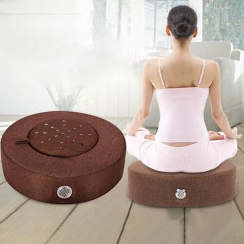 Moxibustion Cushion Smokeless Moxa Cone Burner Box Moxibustion Sit Chair for Mild Moxibustion Therapy Meditation Yoga Relaxation