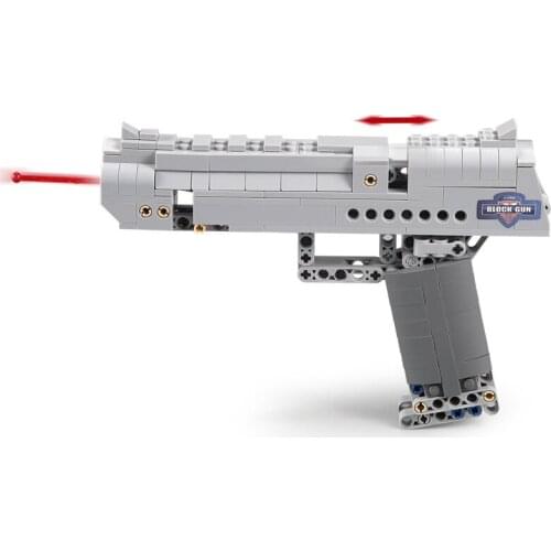 PUBG Desert Eagle Military WW2 Shot Gun MOC Building Blocks Classic Weapon Model Sets Bricks DIY For Children Toys Gift 307Pcs