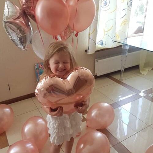 Rose Gold Party Tableware Kids Adult Birthday Decorations Champagne Number Balloon Christening Wedding Baby Shower Supplies