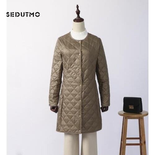 SEDUTMO Winter Long Down Jackets Women Plus Size 4XL Ultra Light Duck Down Coat Casual Black Puffer Jacket Autumn Parkas ED742