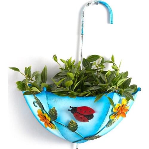 Umbrella Hanging Garden Planter Wall Decor Waterproof Wall-mounted Potted plant Hanging Flowerpot Indoor Outdoor Use