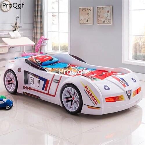 Ngryise 1 set Nordic we are leader car shape children bed