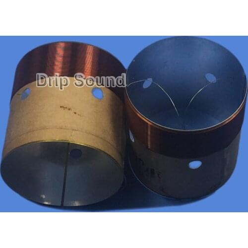 2pcs 38.5mm 38.5 Core 8ohm Bass Voice Coil ASV White Aluminium Woofer Sound Drive Speaker Repair Parts 4-Layer