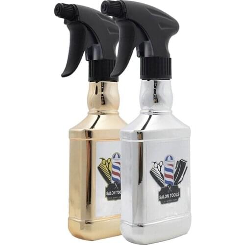 300ML Salon Hair Spray Bottle Plating Hair Moisturizing Spray Empty Bottle Makeup Tool Barber Bottle For Hair Cutting
