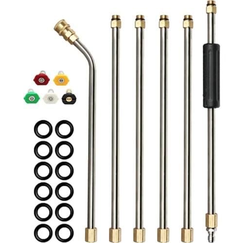 Gutter Cleaning Tool Pressure Washer - Extension Wands, Roof Cleaner Lance Nozzle - ,7.5ft Replacement Lance,1/4" Quick Connect