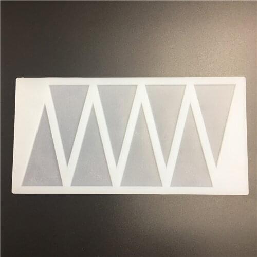 8 Cavity Chocolate Insert Trigonometry Fondant Silicone White Cake Mold Chocolate Baking Decorating Tools #12