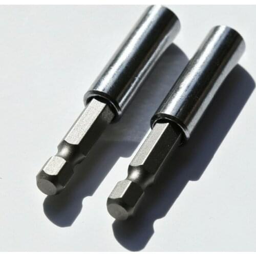 Free shipping of 10pcs 1/4" hex screwdriver head extension rod socket with 1/4" shank and 1/4 socket for all kind of screw heads