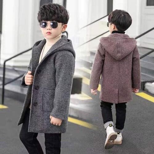 Kids Girls Jacket 2019 Autumn Winter Wool Jacket For Girls Coat Warm Turn-down Outerwear Coats Girls Clothing Children Girl 4-13