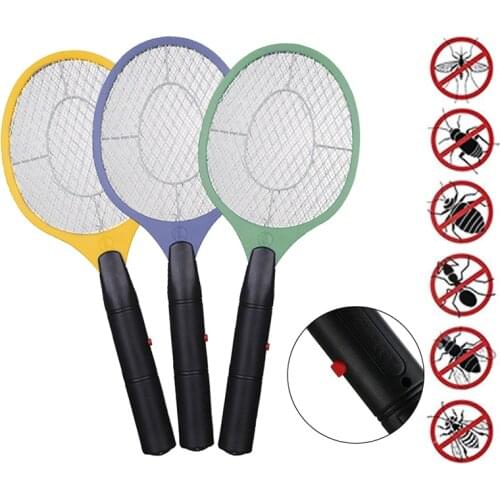 Electric Handheld Bug Zapper Insect Fly Swatter Racket Summer Portable Mosquitos Killer Pest Control For Bedroom Outdoor
