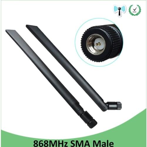 20pcs 868MHz 915MHz Antenna 5dbi SMA Male Connector GSM 915 MHz 868 MHz antena outdoor signal repeater antenne Lorawan