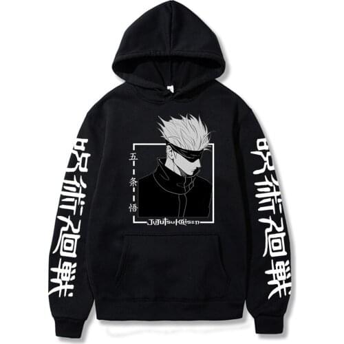 Jujutsu Kaisen Hoodies Japanese Anime Printed Men Woman Hoodie Streetwear Long-sleeved Hoodie