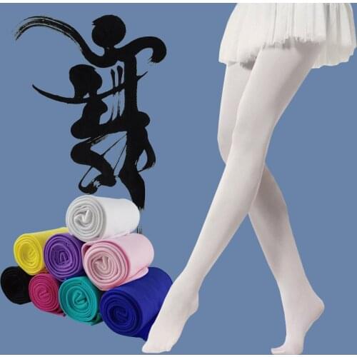 Pantyhose Elasticity Tights for Girls Stocking Cute Kids Children collant fille Colorful Velvet Solid Ballet Dance Baby Tights