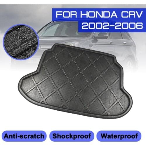Carpet Car Floor Mat Rear Trunk Anti-mud Cover For Honda CRV 2002 2003 2004 2005 2006