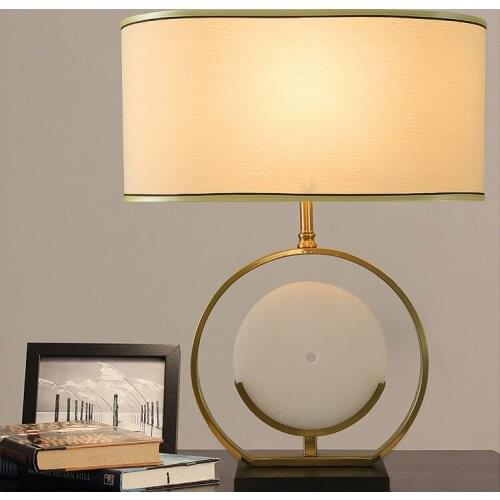 Led e27 Nordic Iron Fabric Jade LED Lamp. LED Light. Table Lamp. Desk Lamp.LED Dest Lamp For Bedroom Foyer