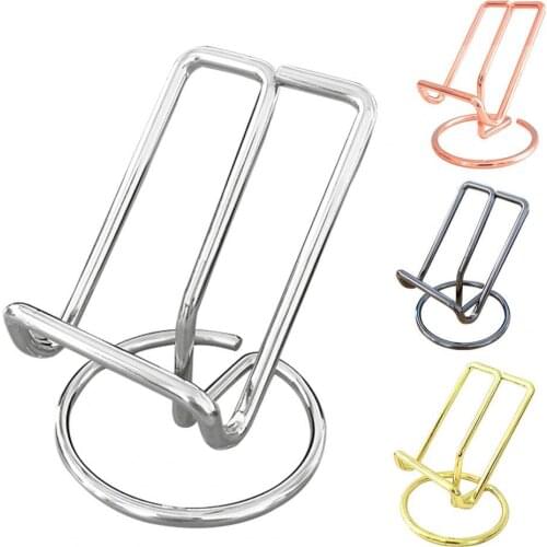 Multi Colors Phone Holder Simple Structure Iron Non-slip Phone Holder Support Accessories for Smart Phones