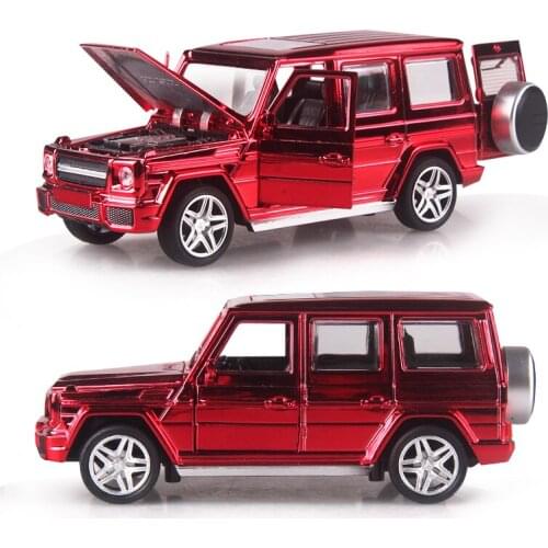 2 Colors 15.5CM Gold plating Alloy Cars G65 Super car Pull Back Diecast Model Toy with light simulation sound Gift toy For Boys