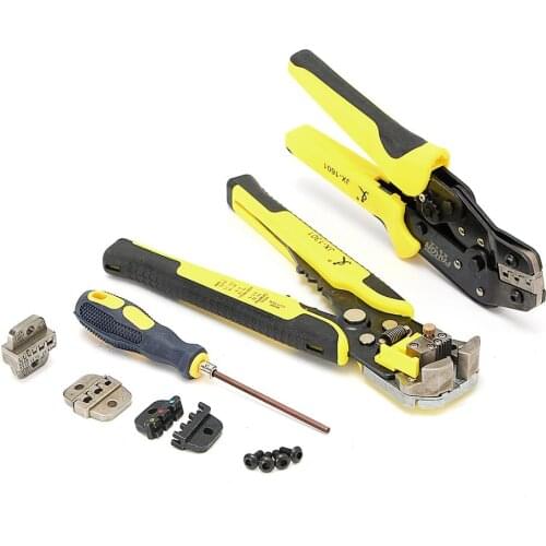 Electrical Wire Crimpers Terminal Crimping Pliers Cable Cutter Stripper Tool