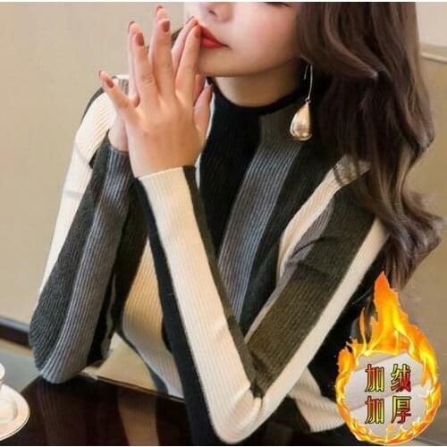 2021 Hot Women Cashmere Sweater Autumn Winter Knitted Turtleneck Pullover Warm Jumper Long Sleeves Chic Comfortable New