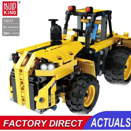Mould King Building Blocks Tractor Bricks Excavator Construction Rc Truck Remote Control Toy Moc Assembly Model Kids Toys Boys