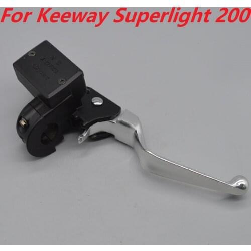 Motorcycle front brake lever pump grip for QJIANG keeway superlight 200 202 QJ200-2H vintage chopper accessories