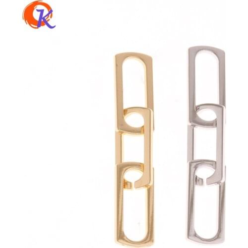 Cordial Design 50Pcs 11*60MM Jewelry Accessories/Earring Connectors/DIY Jewelry/Oval Shape/Zinc Alloy/Hand Made/Earring Findings