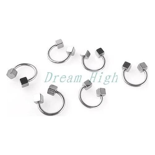 Wholesal Ear Piercing Nose Ring Earring For Girl 316L Surgical Steel 100pcs/lot Free Shipping