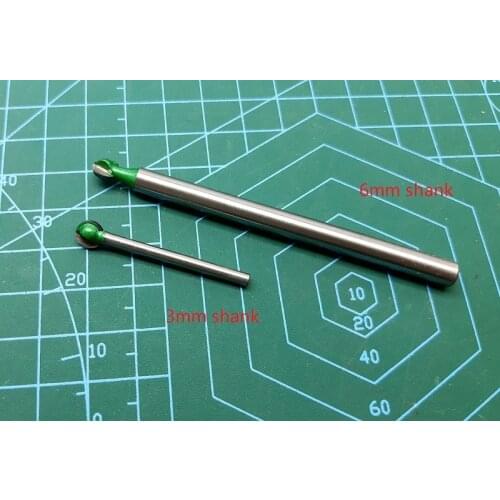Ball Router Bit 3mm shank Woodworking Carving tools for Wood carving root carving D4 6 8 mm