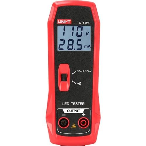 UNI-T LED Lamp Series Circuit Test 85~265V 50Hz~60Hz Power Intelligent Adjustment Of Voltage Current Continuity Test UT659A/D