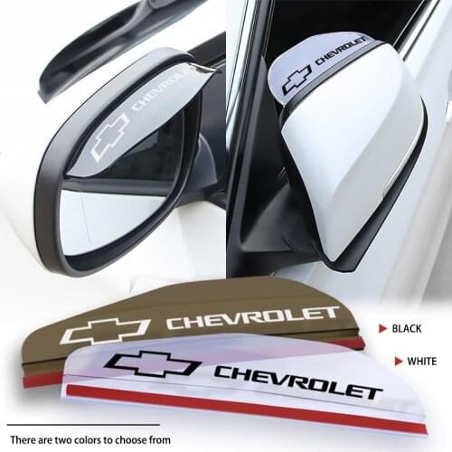 Universal Car Side Rear View Mirror Rain Eyebrow Visor Look Sun Shade For Chevrolet Cruze Captiva Lacetti spark Aveo Orlando