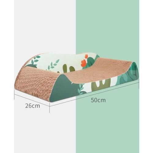 Fun Dog Toys Cat Scratch Board Fish-Shaped Corrugated Paper With Cats Claw Grinding Nail Scraper Mat Mattress Cat Supplies N22