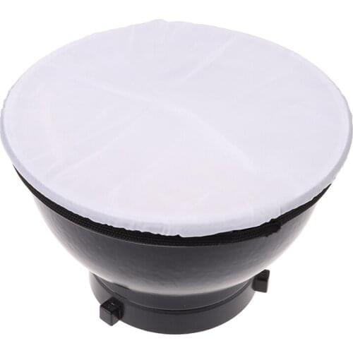 1pc Photography Light Soft White Diffuser Cloth for 7" 180mm Standard Studio Strobe Reflector