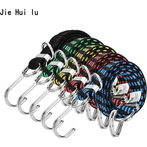1PCS Bicycle Accessories Elastics Rubber Luggage Rope Cord Hooks Bikes Rope Bicycle Luggage Roof Rack Strap Fixed Band Hook