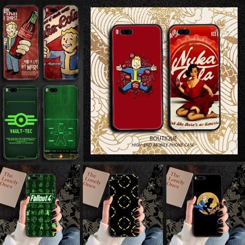 Game Fallout Phone case For Xiaomi Mi Max Note 3 A2 A3 8 9 9T 10 Lite Pro Ultra black pretty coque tpu Etui art hoesjes luxury