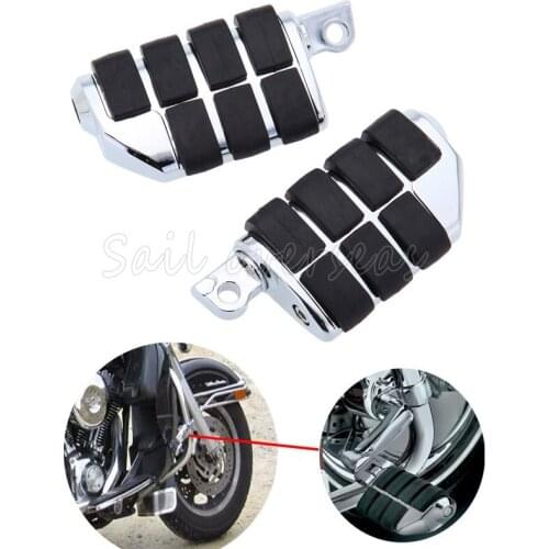 Brand New Motorcycle Mount Rear Motorcycle Wing Metal Passenger Pedal Footrest Footpeg Chrome For Harley Sportster 883 XL 0523